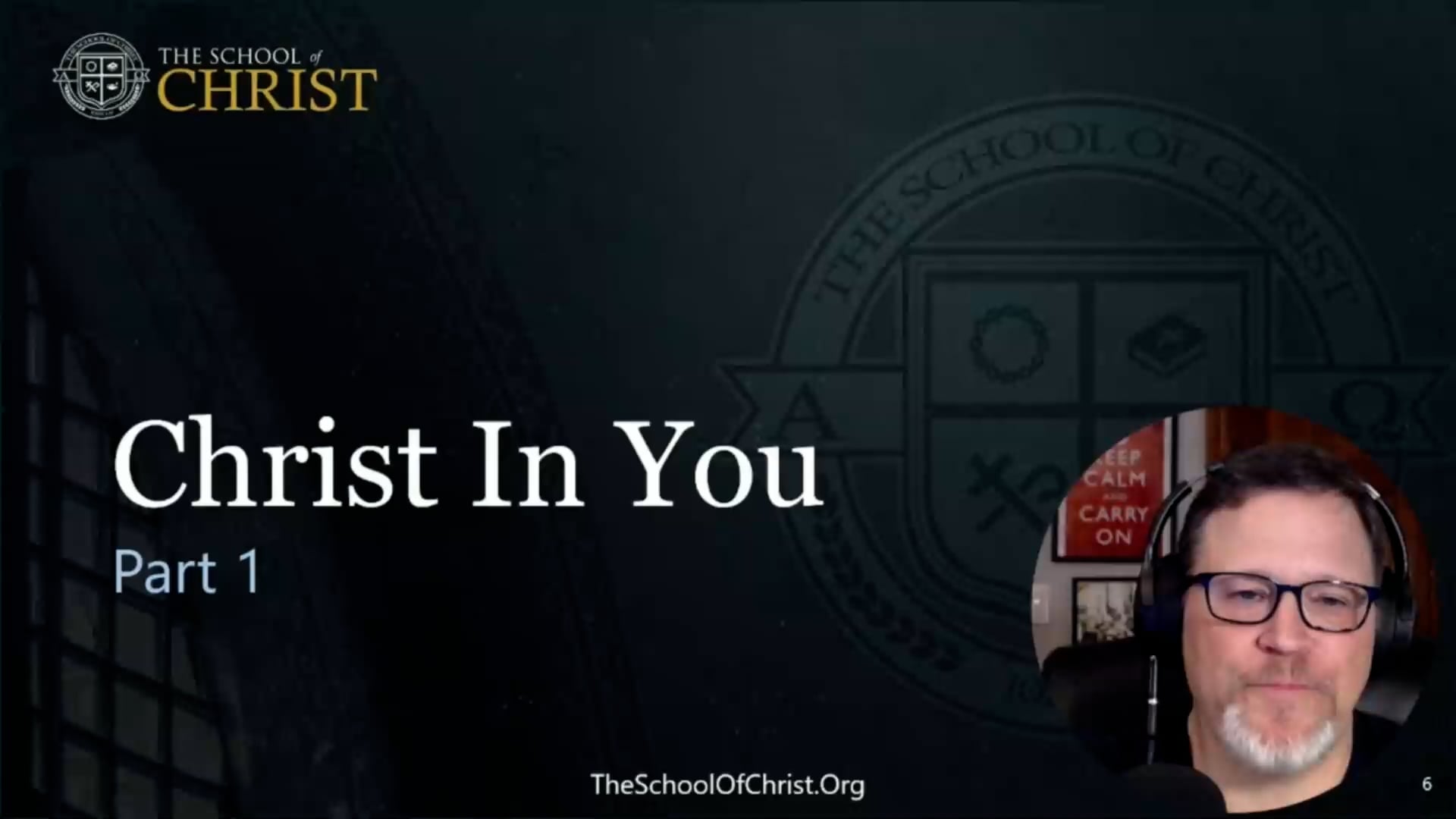 Christ In You, Part 1