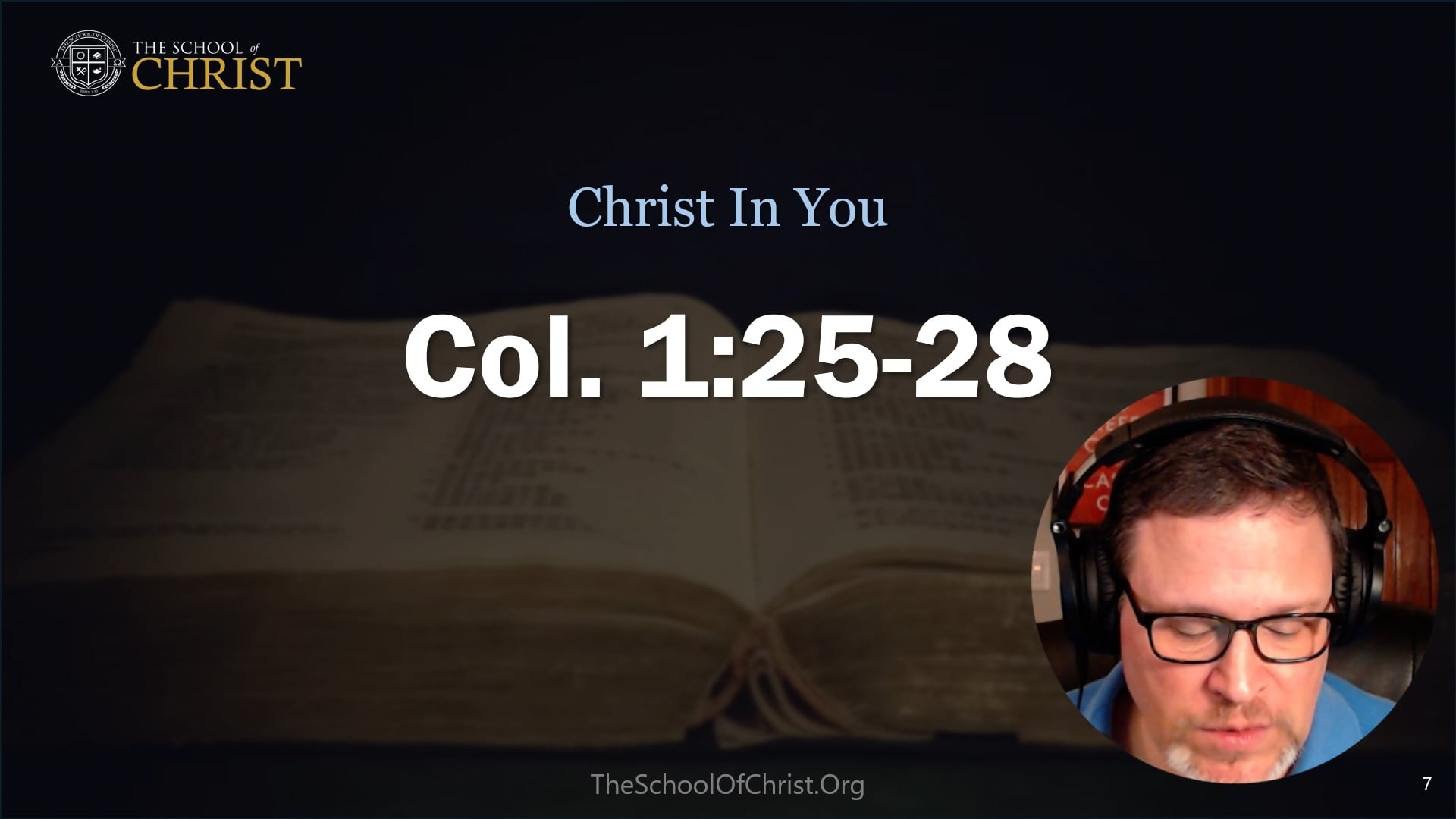 Christ In You, Part 4